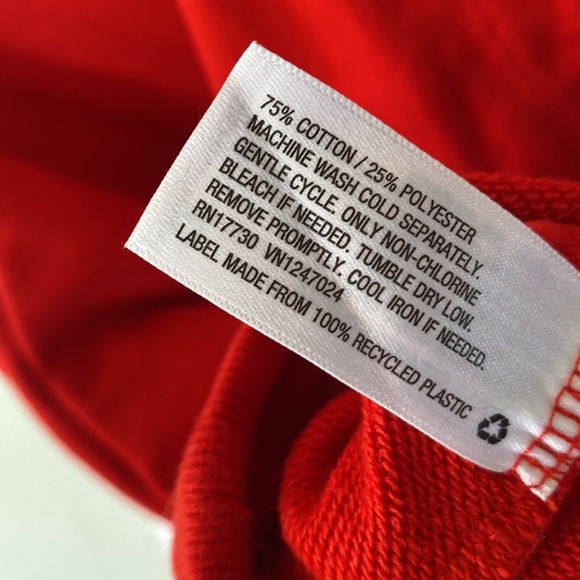 (B52) Hunter For Target White & Red Hoodie Pullover, Size Medium - Picture 11 of 14